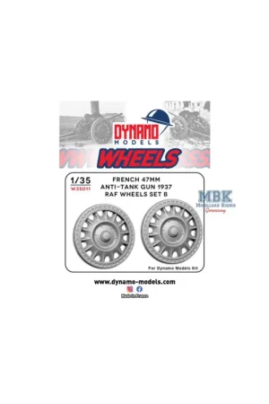 Speciale Aanbieding Wheels Type RAF Version B for French 47mm AT gun