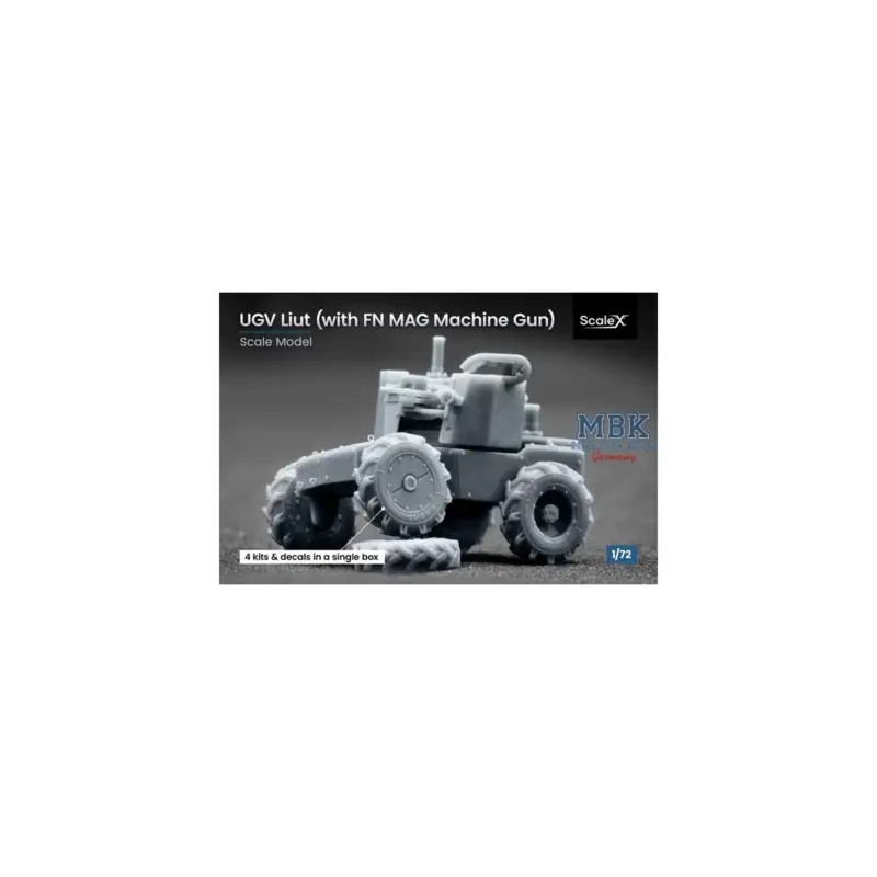 Laatste Versie UGV "LIUT" MAG & PKT (4 per kit) - 1/72