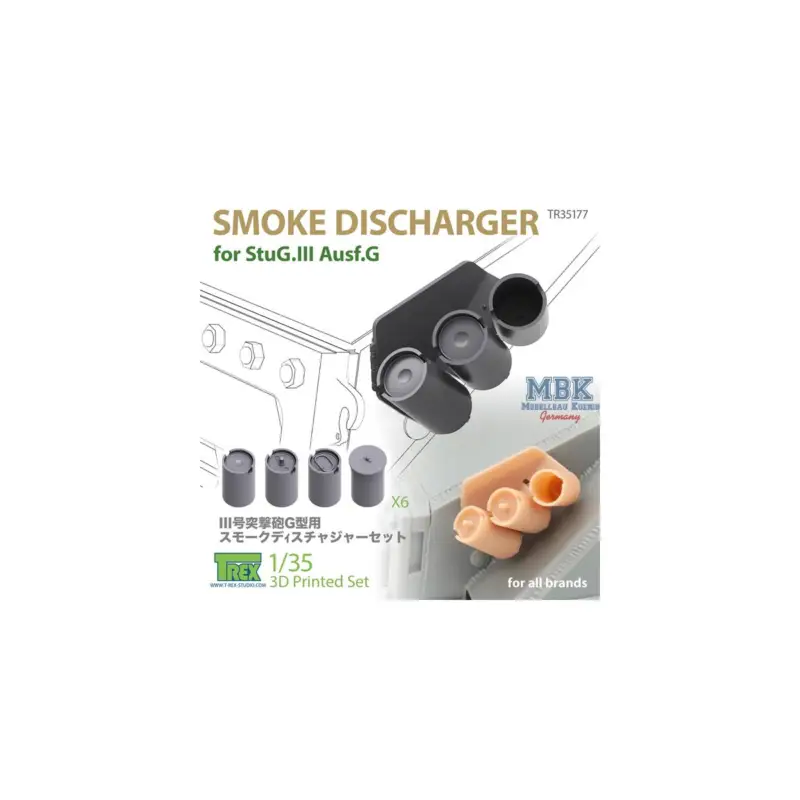 Meest Verkocht Smoke Discharger for StuG. III Ausf. G