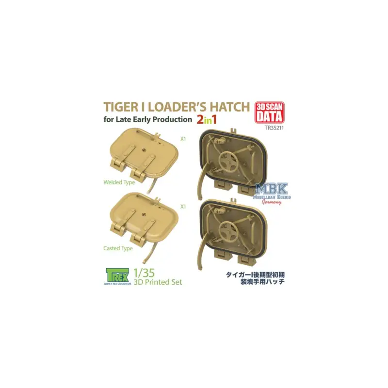 Must-Have Loader's Hatch f.Tiger I Late/Early Prod.Cast/Weld