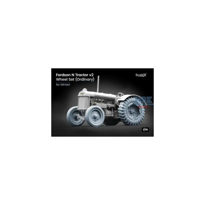 Fordson N Tractor v2 Ordinary wheel set - 1/35 Speciale Aanbieding
