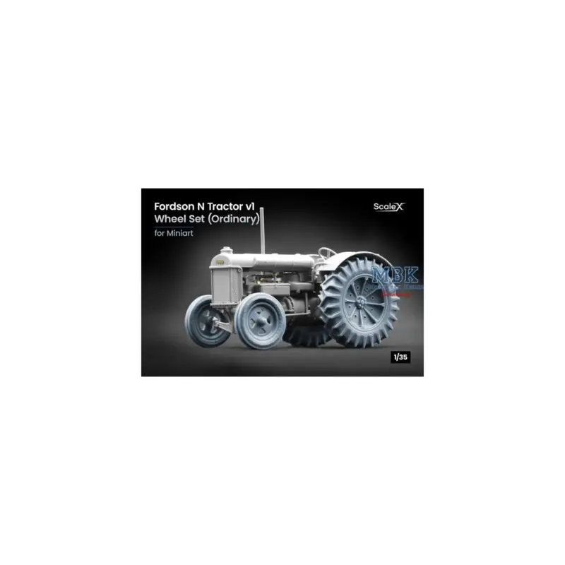 Fordson N Tractor v1 Ordinary wheel set - 1/35 Fabrieksprijs