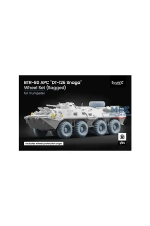 BTR-80 APC DT-126 Snaga Sagged wheel set - 1/35 Direct Beschikbaar