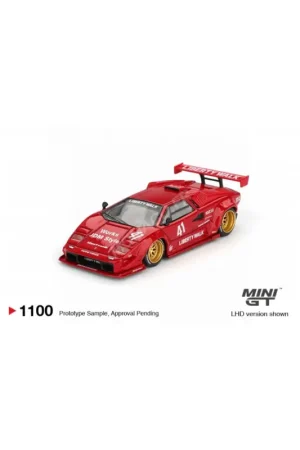 Lamborghini countach lb-works 2025 red (lhd) Miniatuur Meest Verkocht