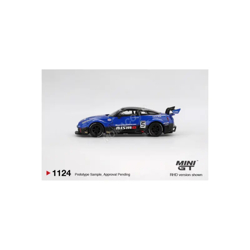 Betrouwbaar Nissan gtr r35 lb-silhouette works gt 2025 blue (blister edition) (lhd) Miniatuur