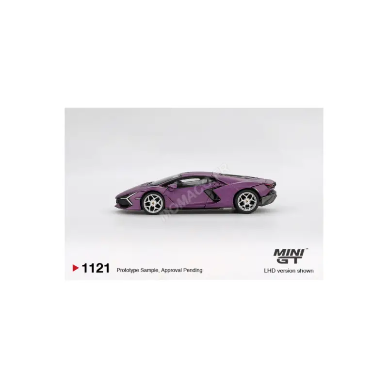 Snelle Levering Lamborghini revuelto 2024 violet "viola 30th matte" (blister edition) (lhd) Miniatuur