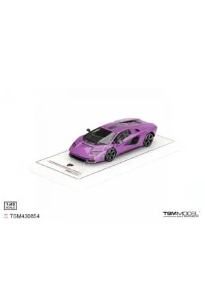 Speciale Aanbieding Lamborghini countach lpi 800-4 2023 purple “viola 30th” Miniatuur