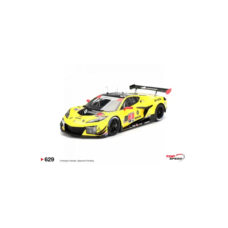 Alleen Vandaag Chevrolet corvette z06 gt3.r 3 corvette racing 24h of daytona 2025 Miniatuur