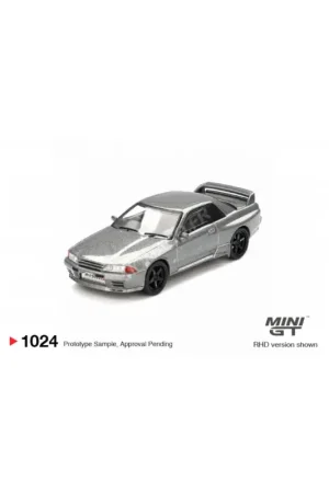 Seizoensaanbieding Nissan skyline gt-r (nismo bnr32 - crs version) 1992 gray "dark metal gray" (rhd) Miniatuur