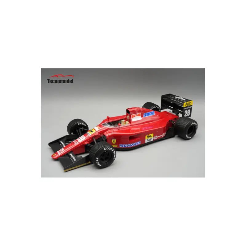 Ferrari 642 f1 with rain tires 28 jean alesi british grand prix 1991 Miniatuur Voordeelprijs