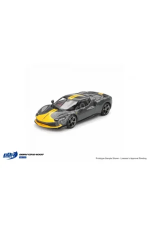 Ferrari 296 gtb 2024 grey/yellow “assetto fiorano grigio scuro” Miniatuur Bestel Nu