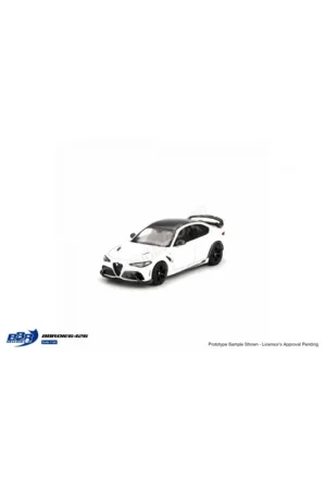 Alfa romea giulia gtam 2021 white Miniatuur Beperkte Voorraad