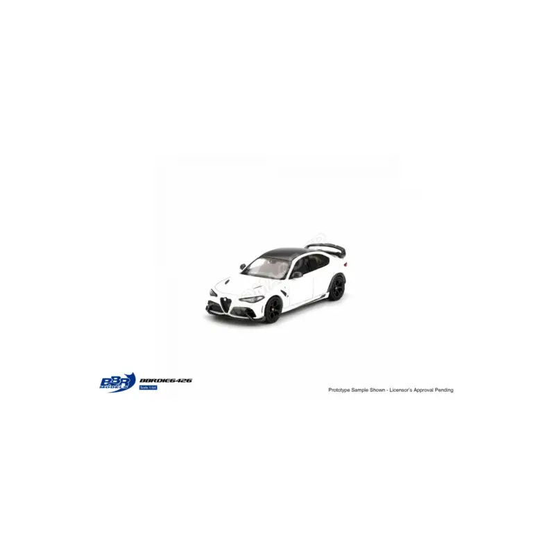 Alfa romea giulia gtam 2021 white Miniatuur Beperkte Voorraad