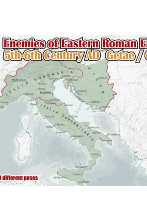 Favoriet Enemies of Eastern Roman Empire 5th-6th Century AD Set 1 Getae / Goten Figuren