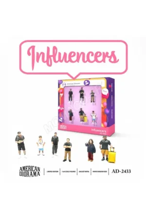 Figure set: 6 "influencer" characters Figuren Seizoensaanbieding