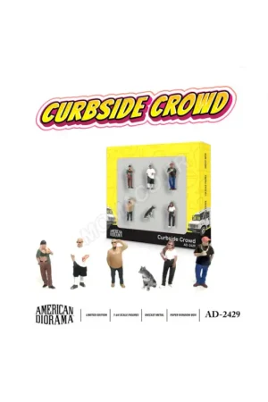 Bestel Nu Figure set: 6 "curbside crowd" characters Figuren