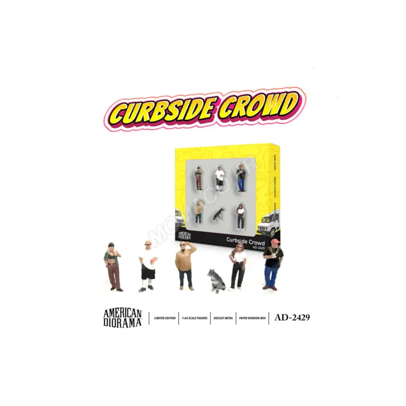 Bestel Nu Figure set: 6 "curbside crowd" characters Figuren