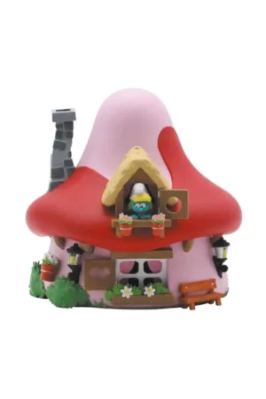 THE SMURFS - Smurfette Mushroom House - 15cm PVC Money Box Betrouwbaar