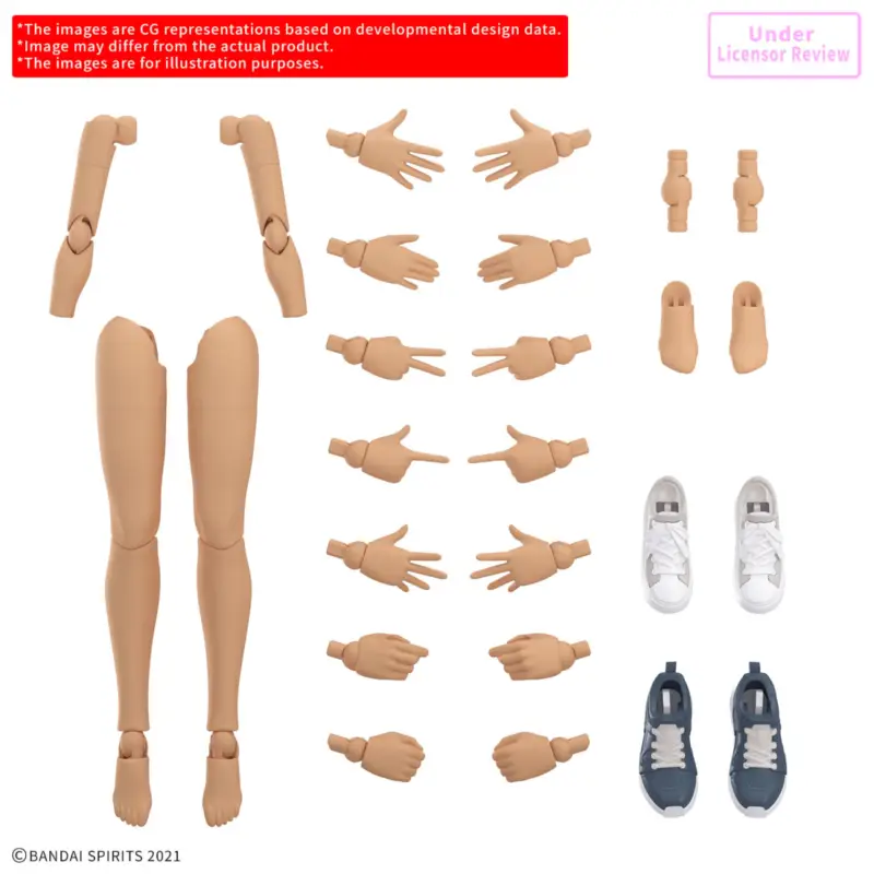 Beste Prijs 30MS - Option Body Parts Arm Parts & Leg Parts S (Color C) - Model Kit