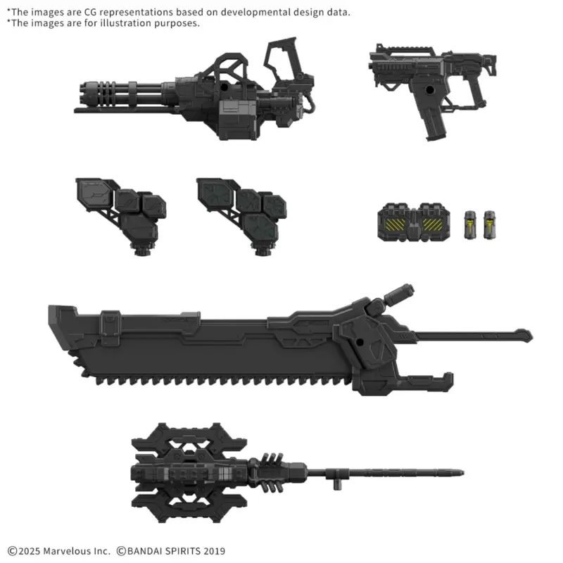 DAEMON X MACHINA - 30MM Parts Set TS Weapon Set 1 - Model Kit Beste Prijs