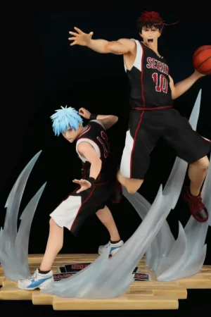 Hoge Kwaliteit KUROKO'S BASKET - Tetsuya & Taiga "Black Jersey" - Statuette 41cm Figuurtje