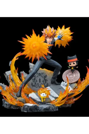 REBORN - Tsuna, Reborn & Natsu - Statuette 37cm Figuurtje Hete Deal