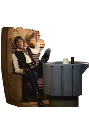 Voordeelprijs Star Wars Episode IV Mixed Media statuette Premium Format Han Solo: Sorry About the Mess 32 cm