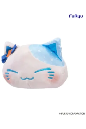 Nemuneko Cat soft toy Big Plush Blue 35 cm Bestel Nu