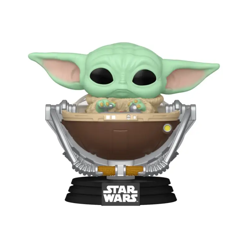 Op = Op Star Wars: The Mandalorian and Grogu POP! Vinyl Figure Bobble Head Grogu in Pram 9 cm Pop figur