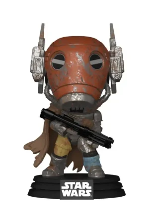Star Wars: The Mandalorian and Grogu POP! Vinyl Figure Bobble Head Mercenary Guard Droid 9 cm Dagaanbieding