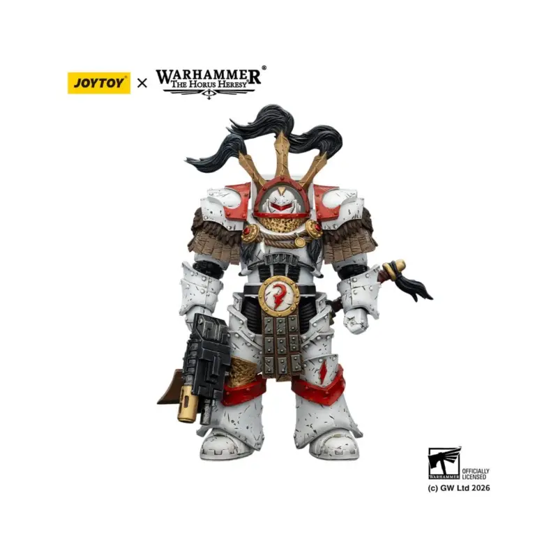 Warhammer 40,000 Figure White Scars Legion Praetor in Cataphractii Terminator Armor with Cyber Hawk Chogorian sword and combi-me Rechtstreeks Van De Fabrikant