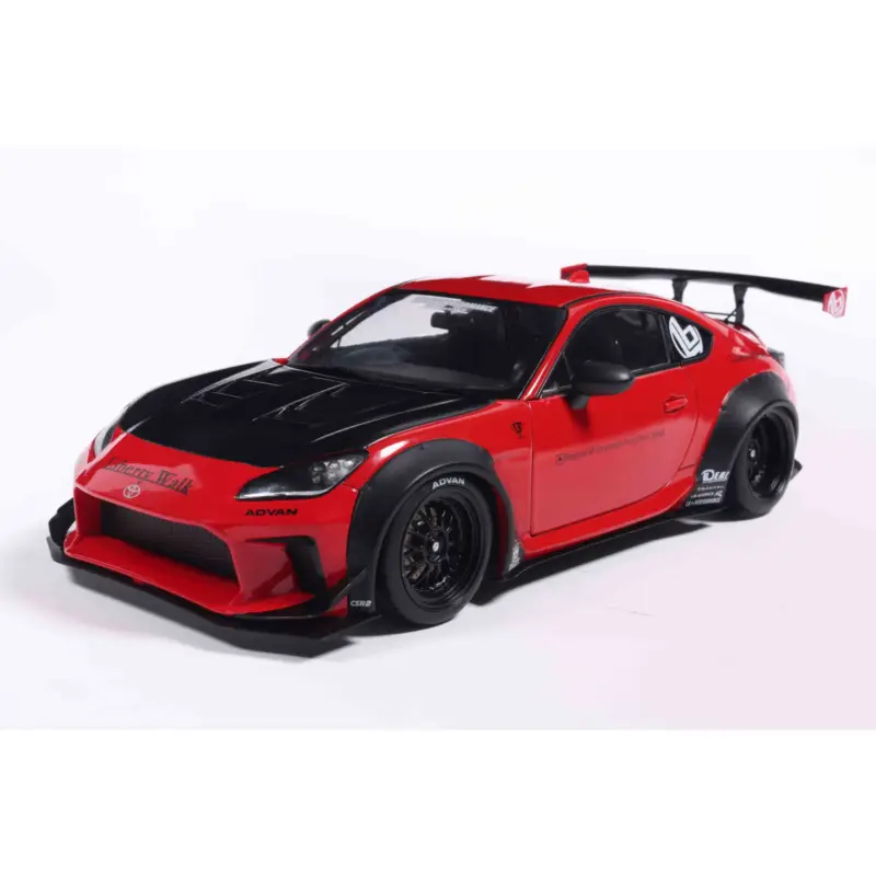 Solido 1813605 toyota gr86 liberty walk body kit red 2024 1/18 Miniatuur Koop Online