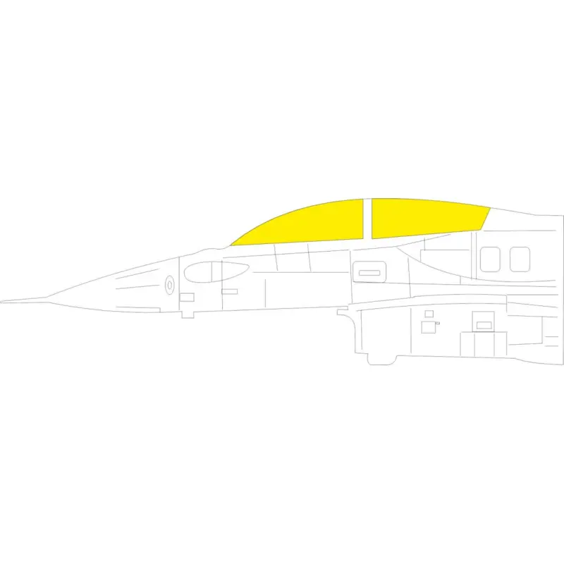 Direct Verzonden Eduard ex1168 mask f-16i sufa (for great wall hobby) 1/48