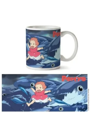 Ponyo on the Cliff by the Sea Mug Waves Seizoensaanbieding