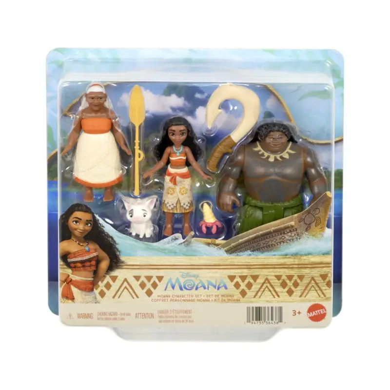 Goedkoop Vaiana pack of 3 Character Set Figures 9 cm Figuurtje
