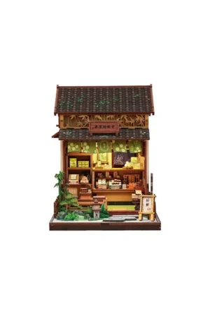 Uitverkoop Maquette Book Nook Model Kit Miniature House Kanmi-dokoro Kurihara 19 x 15 cm