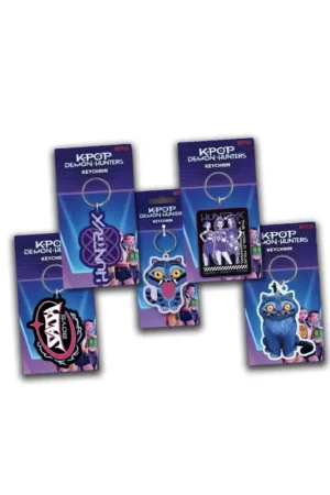 Shop Nu Kpop Demon Hunters 2D Keychains Porte Cle Asst 48pcs