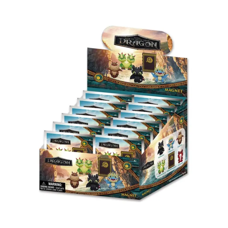 Dragons Blind pack magnets Series 1 Display (12) Beperkt Aanbod
