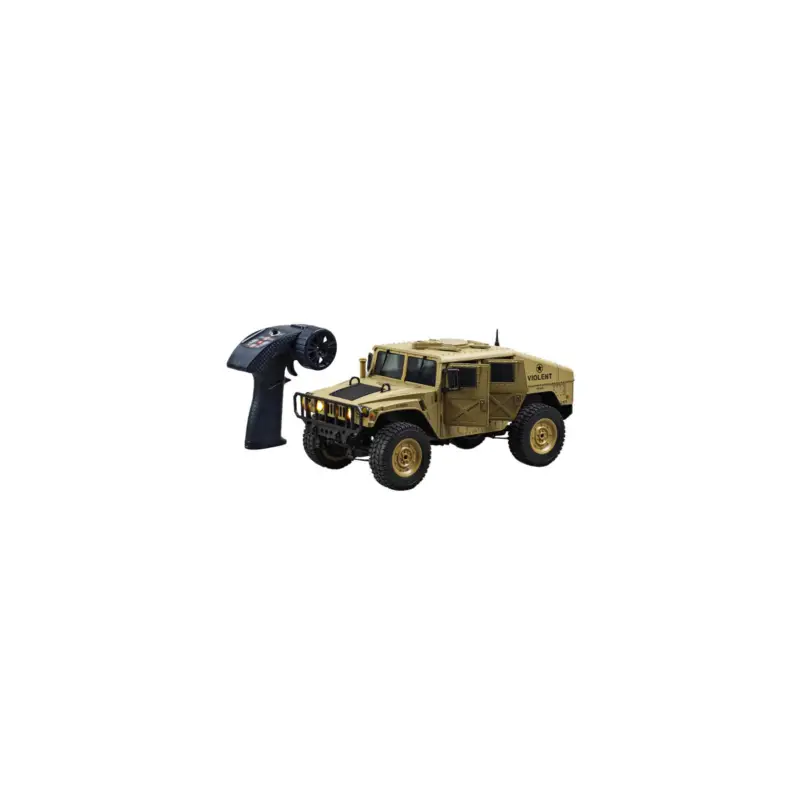 Finale Uitverkoop 1:16 Scale RTR Sand Yellow Hummer Electric Radio Controlled Car with Lights