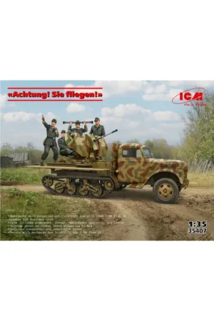 d.Kfz.3b with 2cm Flak 38 and four-man crew. Schaalmodel Lage Prijs