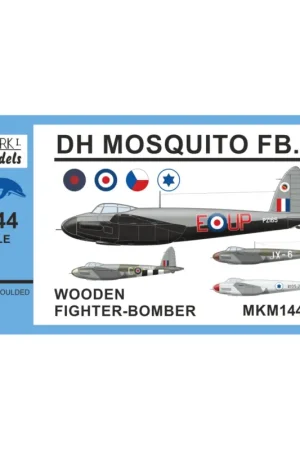 de Havilland Mosquito FB.VI 'Wooden Fighter-Bomber' new schemes and decals Schaalmodel Korting