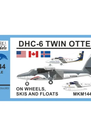 Laatste Versie DHC-6 'On Wheels, Skis and Floats' new schemes and decals Schaalmodel