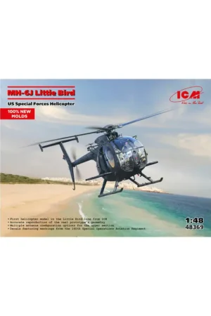 Beperkt Aanbod MH-6J Little Bird US Special Forces Helicopter Schaalmodel