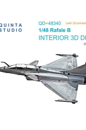 Koop Online Dassault_Rafale B 3D-Printed & coloured Interior on decal paper (Revell) (with 3D-printed resin parts)