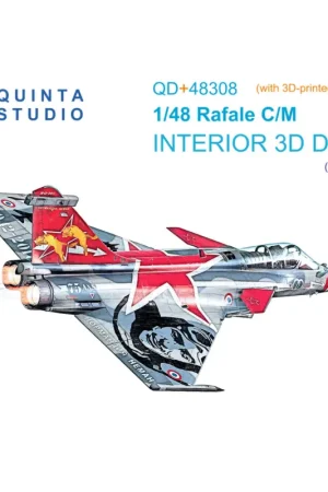 Dassault_Rafale C/M 3D-Printed & coloured Interior on decal paper (Revell) (with 3D-printed resin parts) Actieprijs
