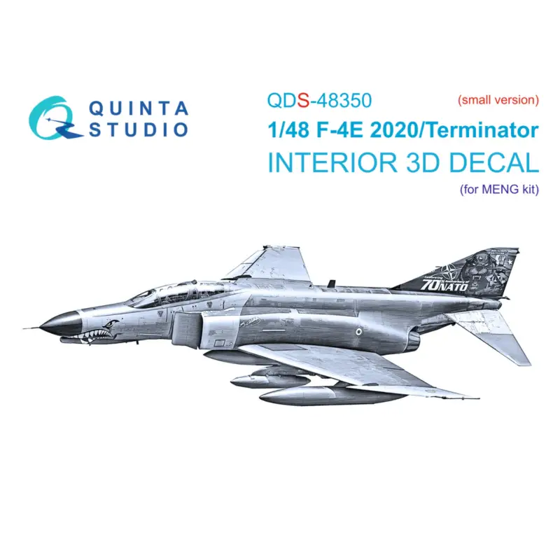 Bestel Nu F-4E 2020 Terminator 3D-Printed & coloured Interior on decal paper (MENG) (Small version)