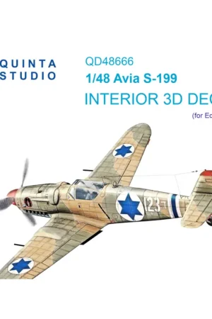 Alleen Vandaag Avia S-199 3D-Printed & coloured Interior on decal paper (Eduard)