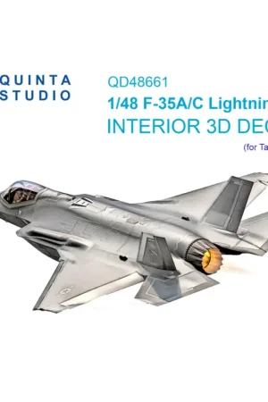 Voordeelprijs F-35A/F-35C Lightning II 3D-Printed & coloured Interior on decal paper (Tamiya)