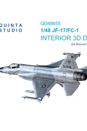PAC/CAC JF-17/FC-1 3D-Printed & coloured Interior on decal paper (Bronco/Trumpeter) Flitsaanbieding