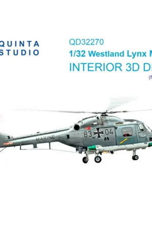 Must-Have Lynx Mk88a 3D-Printed & coloured Interior on decal paper (Revell)